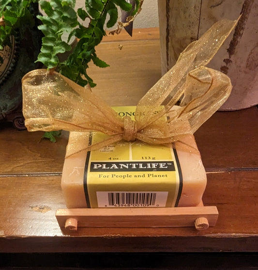 Luxurious Soap on Wood